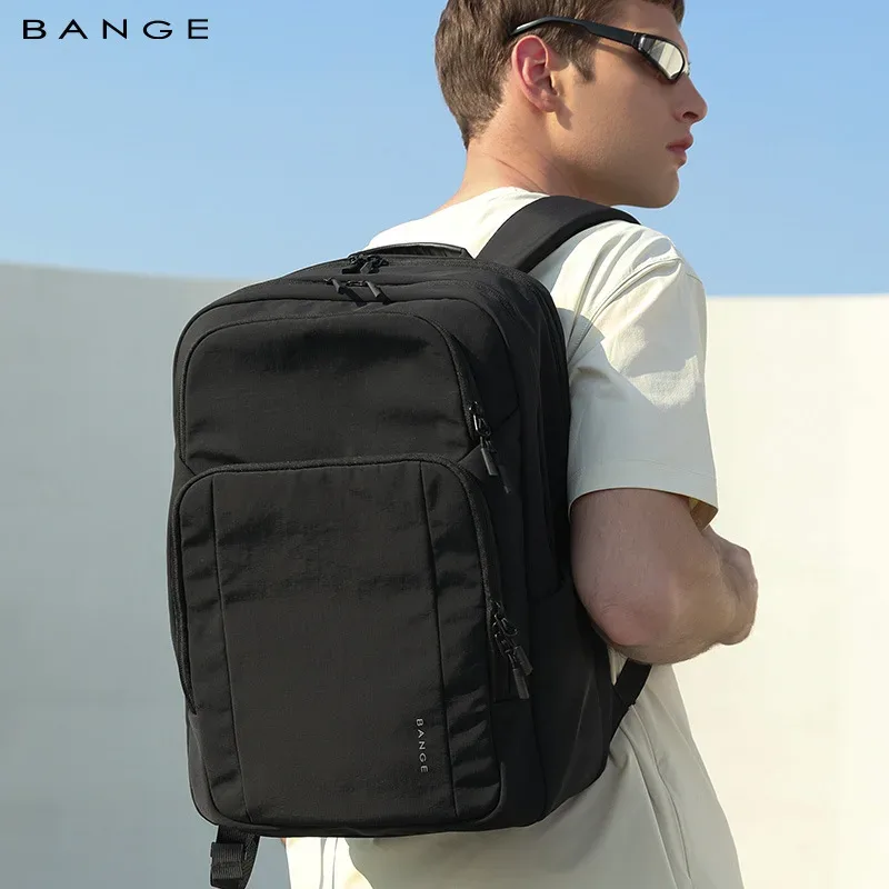BANGE nouveau Design grande capacité Oxford hommes 15.6 pouces sac à dos pour ordinateur portable Softback affaires sacs à dos étanches avec chargement USB