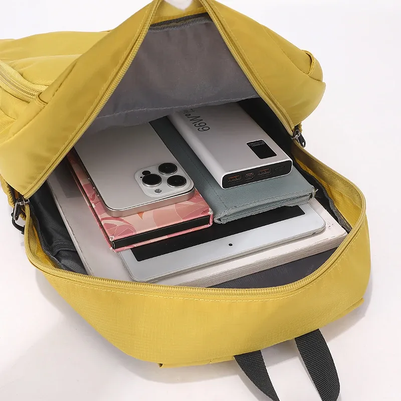 sac à dos oxford imperméable pour femmes, sac à dos de grande capacité pour l'école, sac de voyage léger et portable pour dames