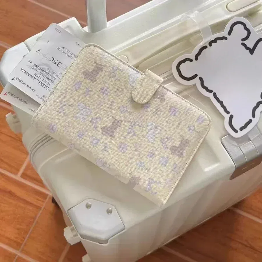 couverture de passeport élégante, portefeuille de voyage pour femmes, blocage rfid, porte-passeport en cuir pu avec poches pour cartes, idée cadeau de voyage