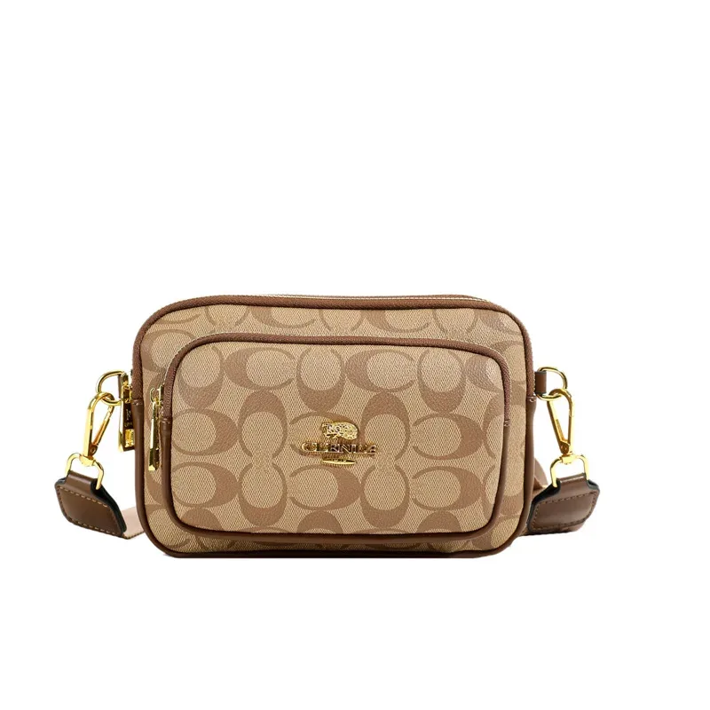 sac bandoulière à motif circulaire original : luxe rétro, tissu durable, sangle réglable. idéal pour un usage quotidien/professionnel/sociale.
