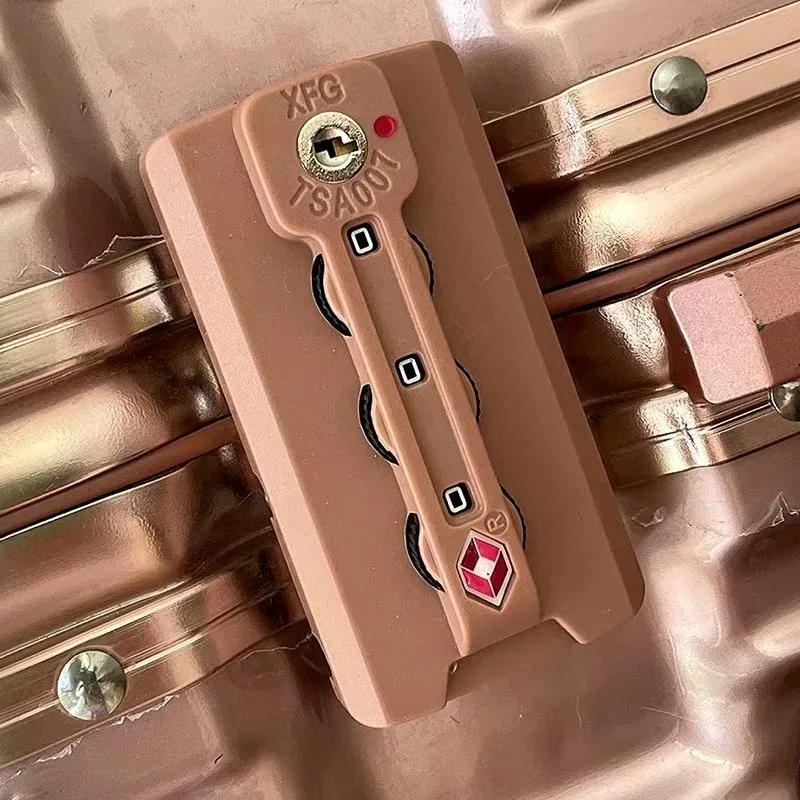 Cadenas à combinaison XFG TSA007 pour bagages de voyage, valise, serrure à code, serrure à mot de passe, antivol fixe