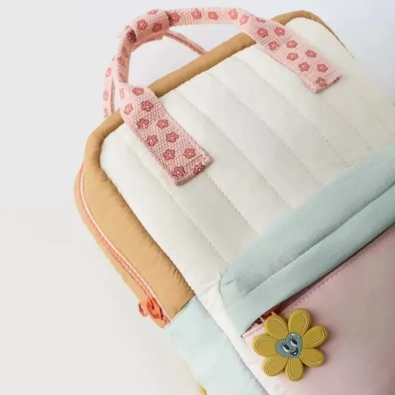 nouveau sac à dos unisexe 2026 pour femme, motif floral mignon, idéal pour l'école, les voyages décontractés en extérieur