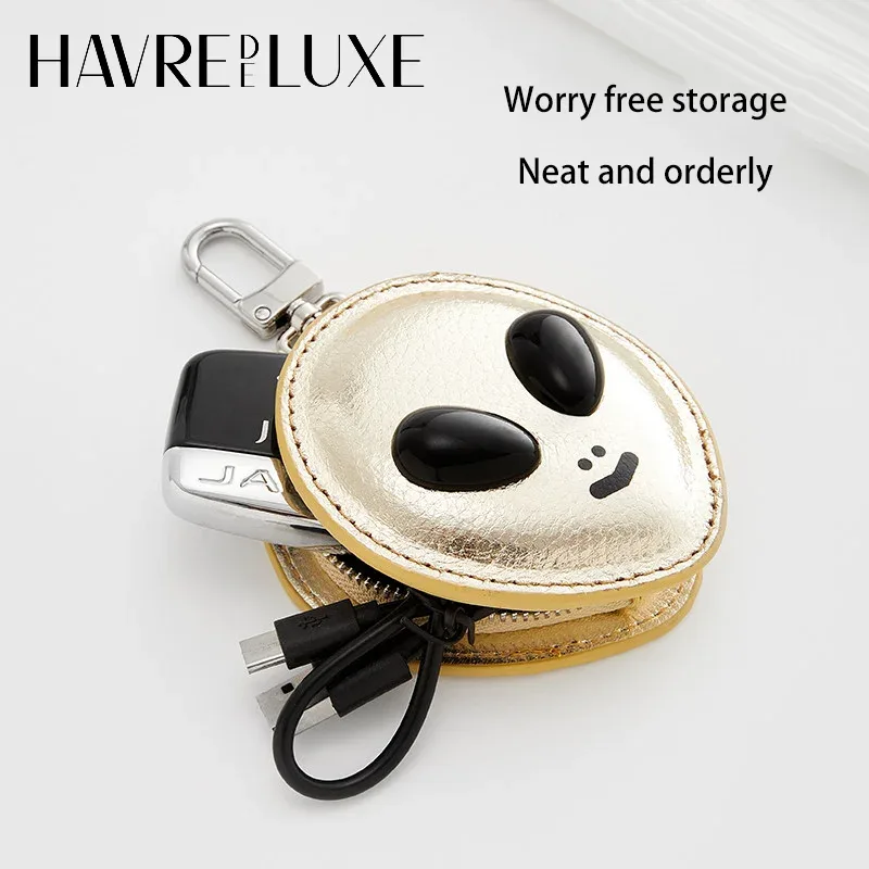 breloque de sac alien pour femme, durable, tendance, de haute qualité, pour accrocher au sac, sac de rangement pour écouteurs, porte-clés, décoration de sac