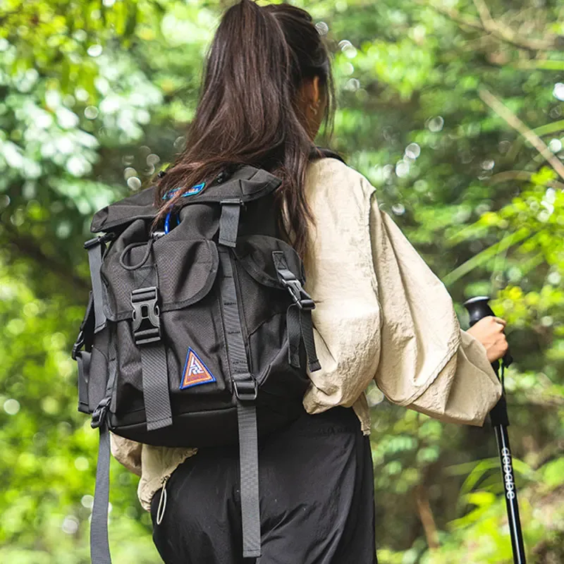 sac à dos de voyage à la mode pour femmes et hommes, randonnée en plein air, escalade, sac d'exploration multifonctionnel, sacs de camping pour adolescents