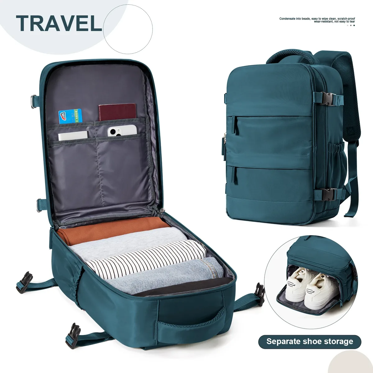 sac à dos ryanair 40x20x25, sac de cabine, sac à dos de voyage pour hommes et femmes, bagage à main, sac à dos pour ordinateur portable de loisirs