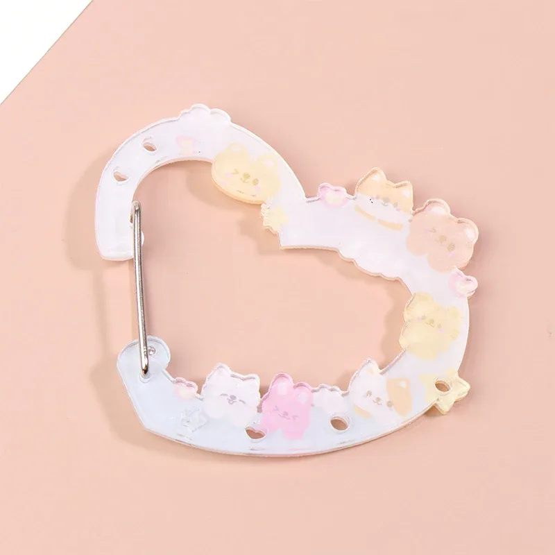 kawaii noir blanc notes illustration bibelots porte-clés sac breloques acrylique pendentif mousqueton sac à dos pendentif décoration cadeaux