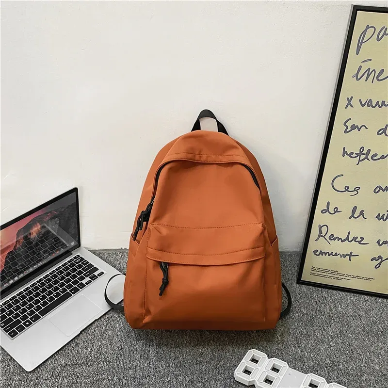 sac à dos d'école à motif simple pour femme et garçon, cartable de voyage pour étudiant, cartable de livre a4 pour adolescente, nouvelle collection 2023 mochila