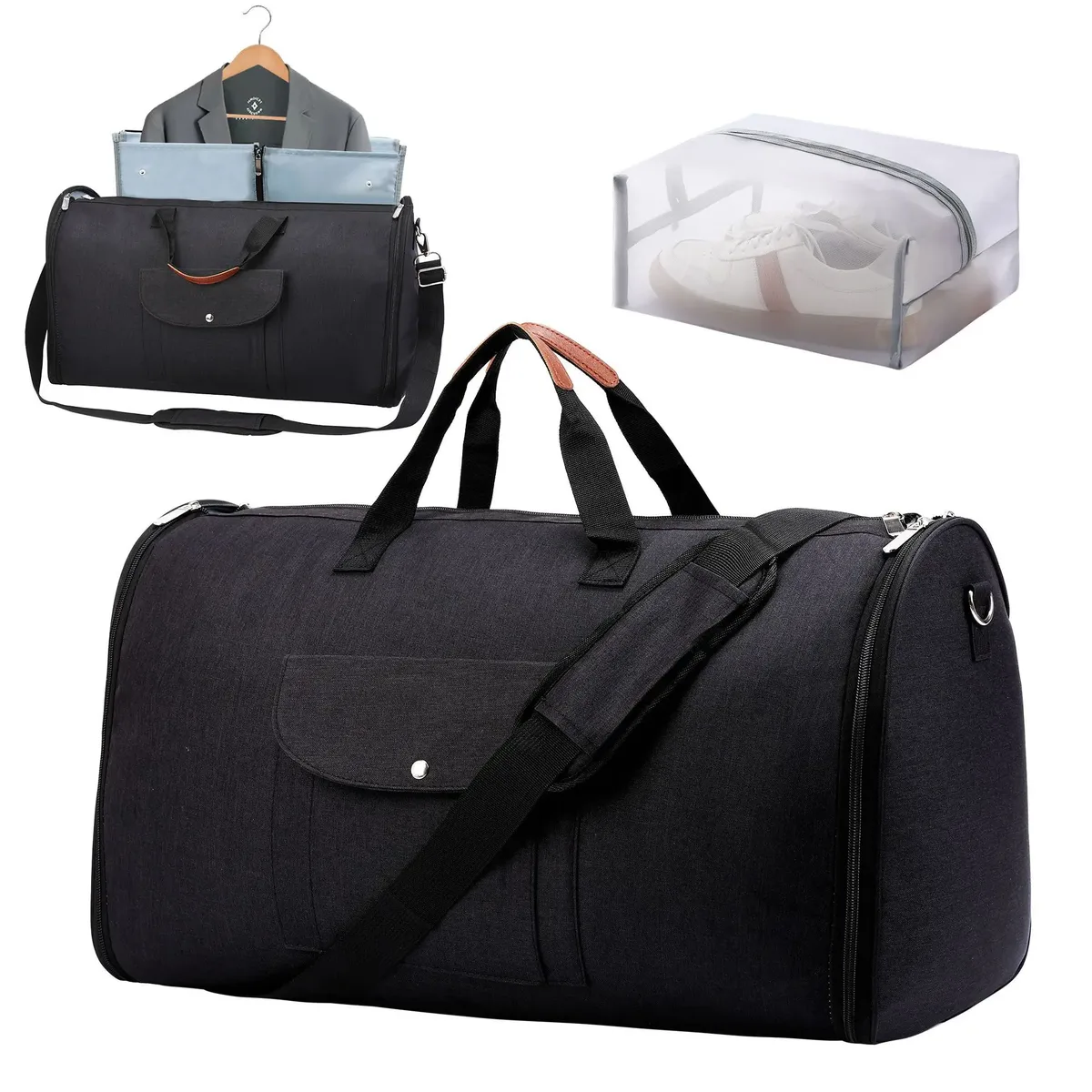 sac de rangement multifonctionnel convertible pour vêtements, costume, sac à chaussures, grande capacité, bagage à main, sac de voyage, sac de sport, 2025
