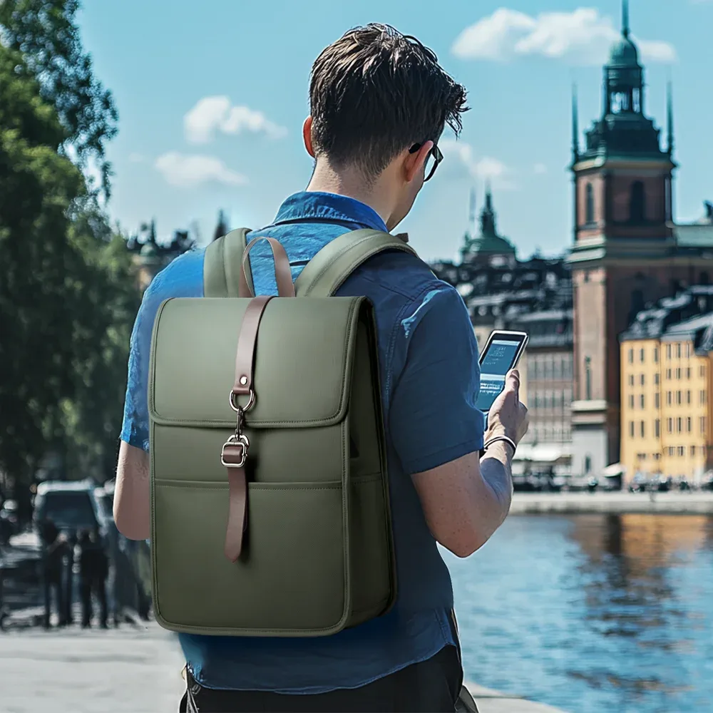 heroic knight simple travail d'affaires oxford sac à dos 15.6 pouces antivol sacs à dos pour ordinateur portable cartables imperméables sacs à dos d'université