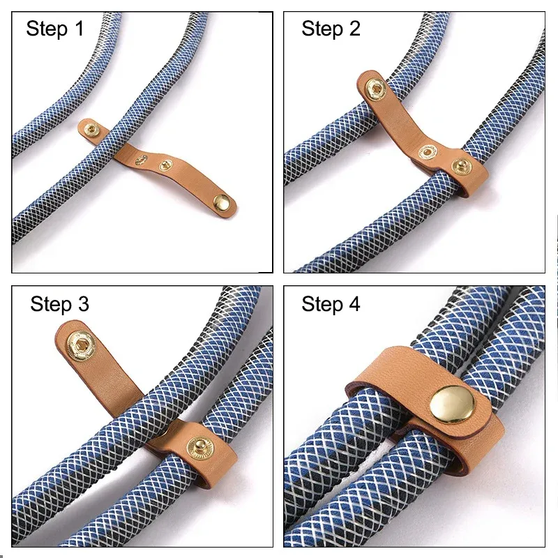 poignée de sac en cuir véritable, boucle fixe pour sac fourre-tout, sangle d'épaule, clip de fixation, réglage, raccourci, accessoires de sac