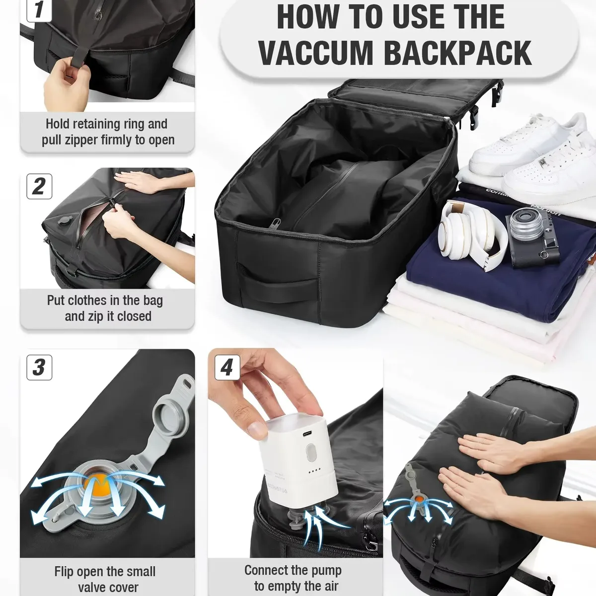 sac à dos cabine ryanair 40x30x20, sac à dos wizzair easyjet, sac à dos sous vide, bagage à main, sac à dos pour ordinateur portable homme, sac de rangement sous vide