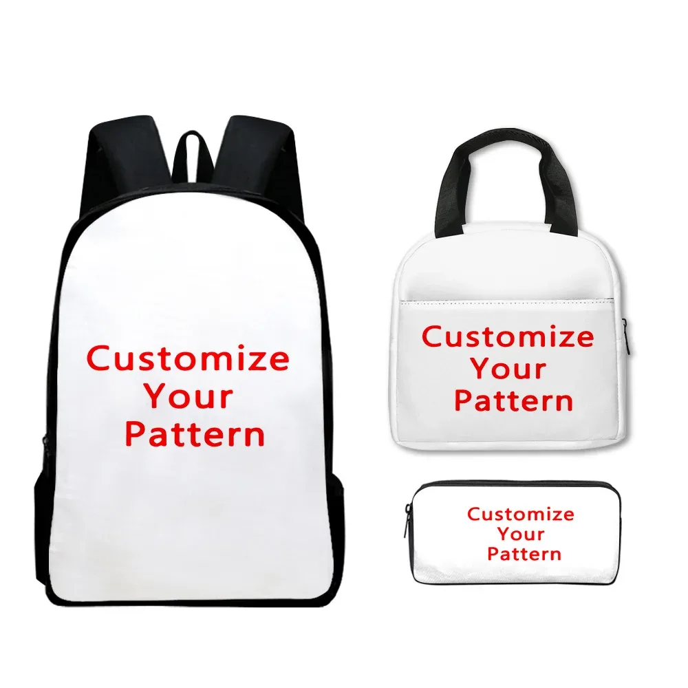 sac à dos personnalisé école enfant sacs à dos adulte sac à dos personnalisé sac à dos cosplay zip pack trois pièces ensemble voyage sac à dos