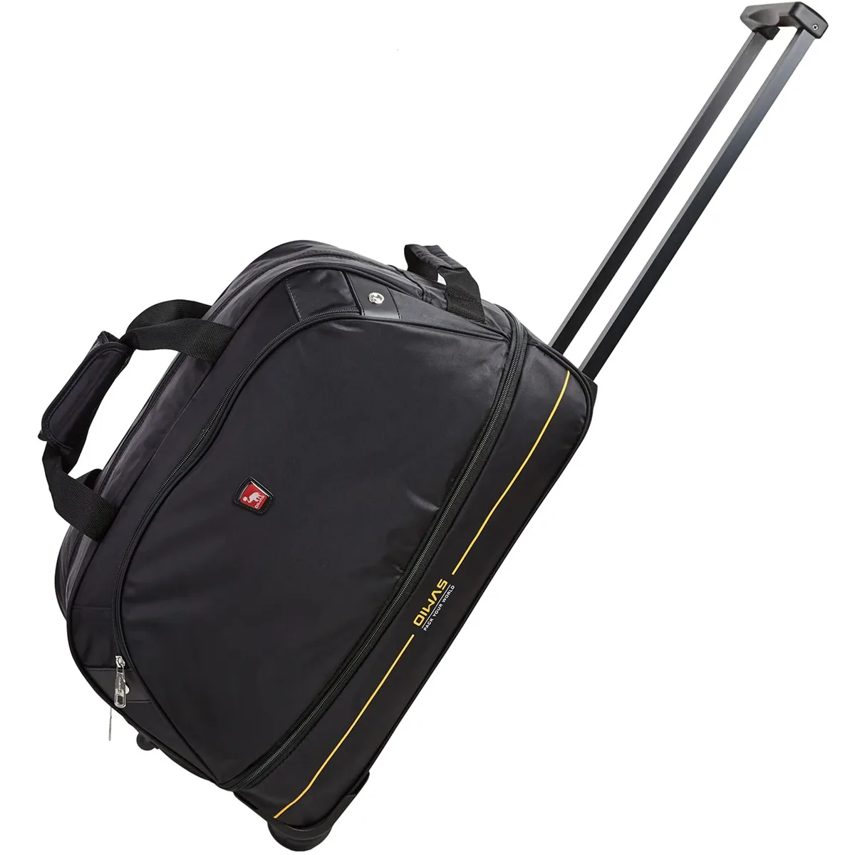sac de voyage à roulettes oiwas pour hommes, 56l, imperméable, pliable, bagage à main avec roues, sacs de cabine extensibles