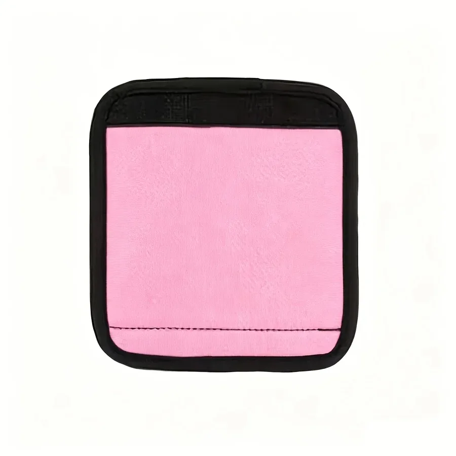étiquette bagage personnalisable polyester rouge noir orange bleu rose bordure noire forme rectangulaire accessoire voyage
