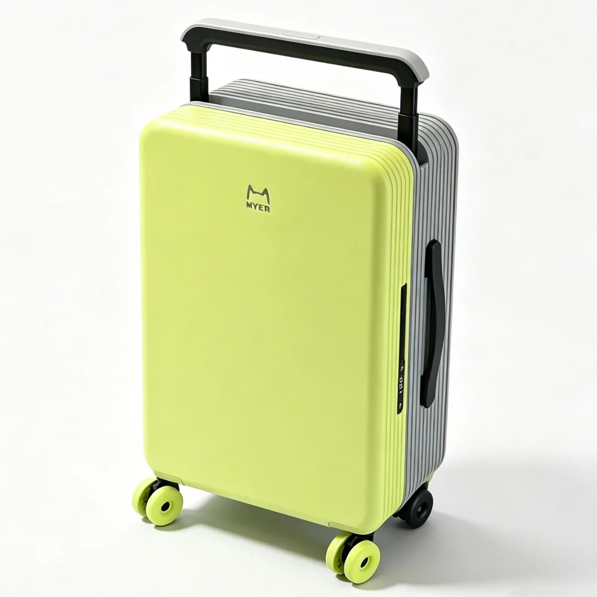 valise de voyage multi-couleurs tendance en polycarbonate rigide 20 pouces, bagage cabine pour femme, à roulettes, avec poignée large, compatible tsa