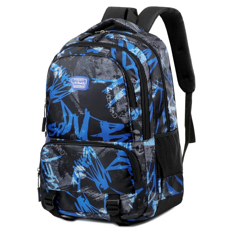 nouveau sac à dos en tissu oxford pour hommes et femmes, sac à dos de voyage à motifs camouflage, sacs pour collège, lycée et école primaire.