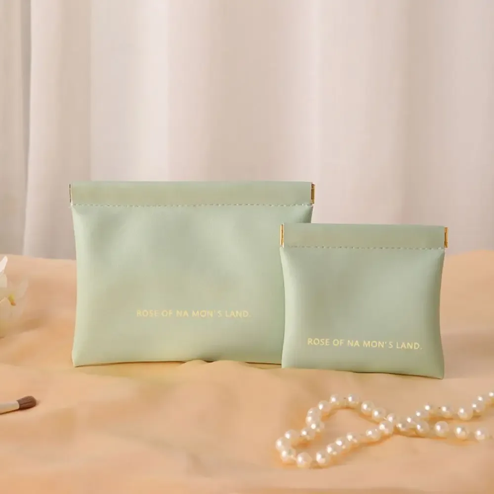 sac à main de voyage en pu pour femmes et filles, mini trousse de maquillage, rouge à lèvres, bijoux cosmétiques, évaluateurs portables, mode simple