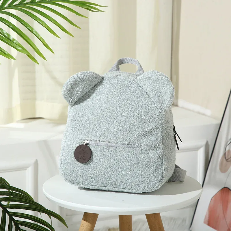 sacs à dos ours personnalisés nom personnalisé portablemini enfants voyage shopping sacs à dos femmes mignon ours en forme d'épaule sac à dos