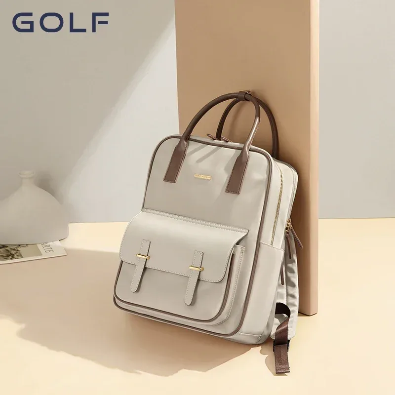 sac à dos de golf de luxe pour femmes, sacs à main de créateur, sac de voyage initié, grand sac vintage, 15 pouces, 2024