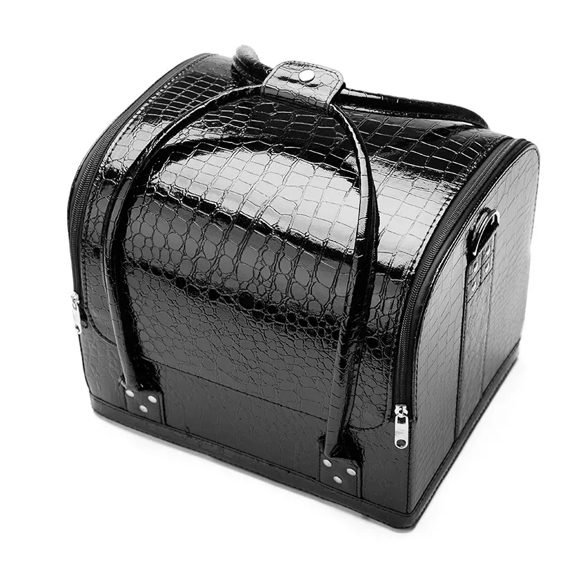 sacs à cosmétiques de grande capacité pour femmes, étui de maquillage, mode, étanche, multicouche, évalué, professionnel, sac de rangement cosmétique