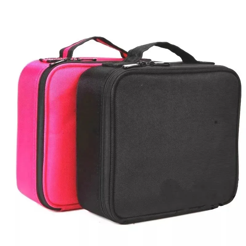 valises à double étages, nouvelle marque, étui à cosmétiques professionnel, motif d'ongles, boîte à outils semi-permanente, sac de rangement pour cosmétiques, 2020