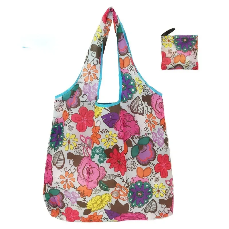 grands sacs de rangement pliables pour l'épicerie, fourre-tout en poudres recyclables, écologiques, rapduty, lavables