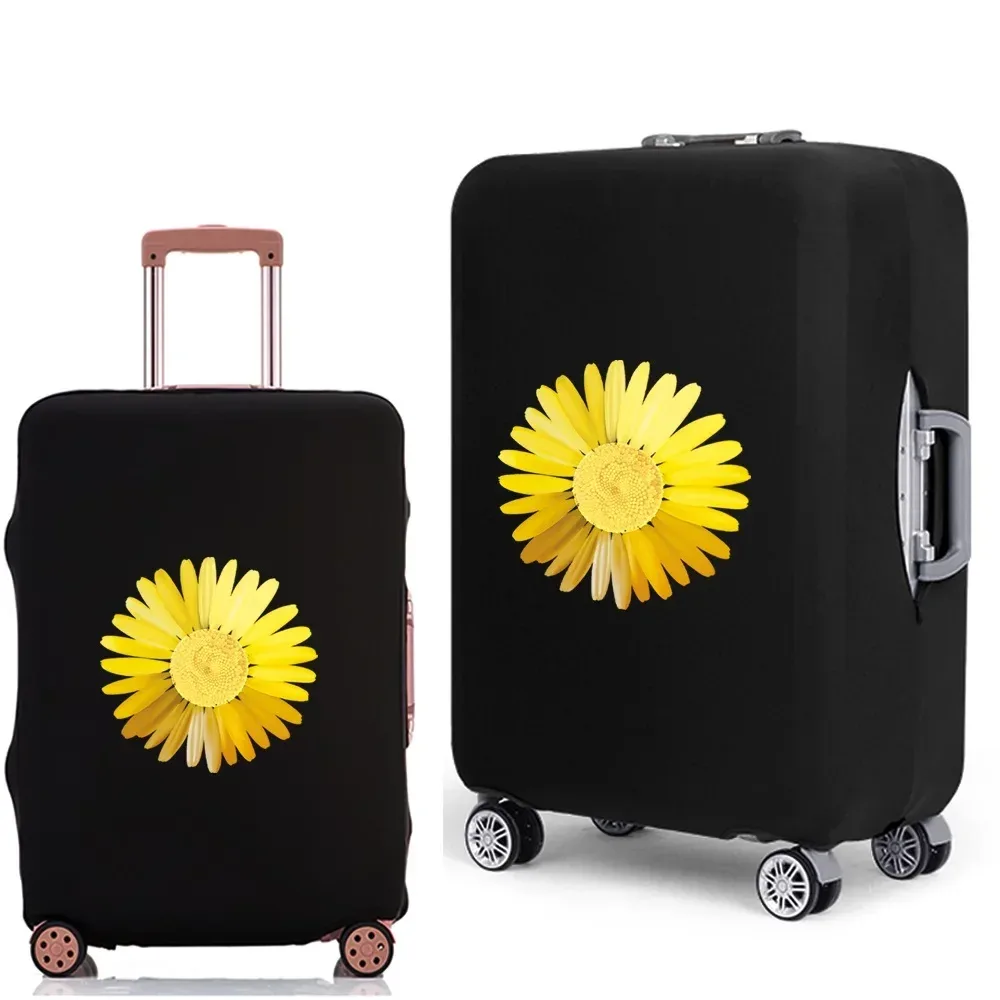 housse de protection pour valise à bagages, épaisse, élastique, anti-poussière, pour valise de 18 à 28 pouces, série daisy, accessoires de voyage