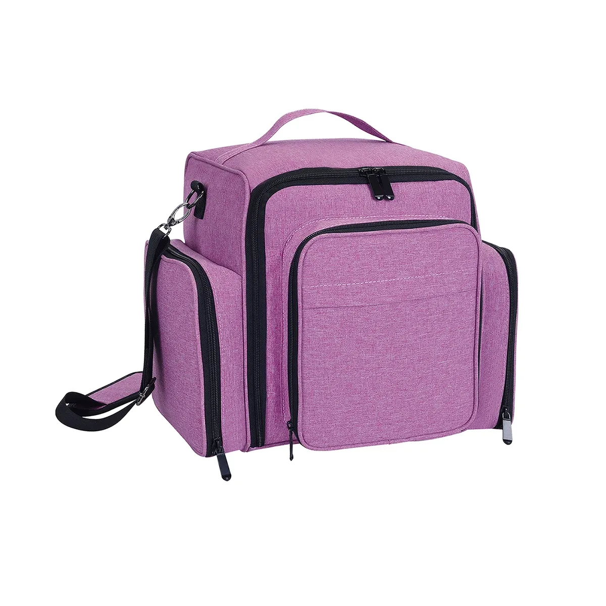 uozl organisateur de vernis à ongles de grande capacité, peut contenir 60 bouteilles de vernis à ongles et grande lampe pour nail art. arrive avec 2 sacs indépendants