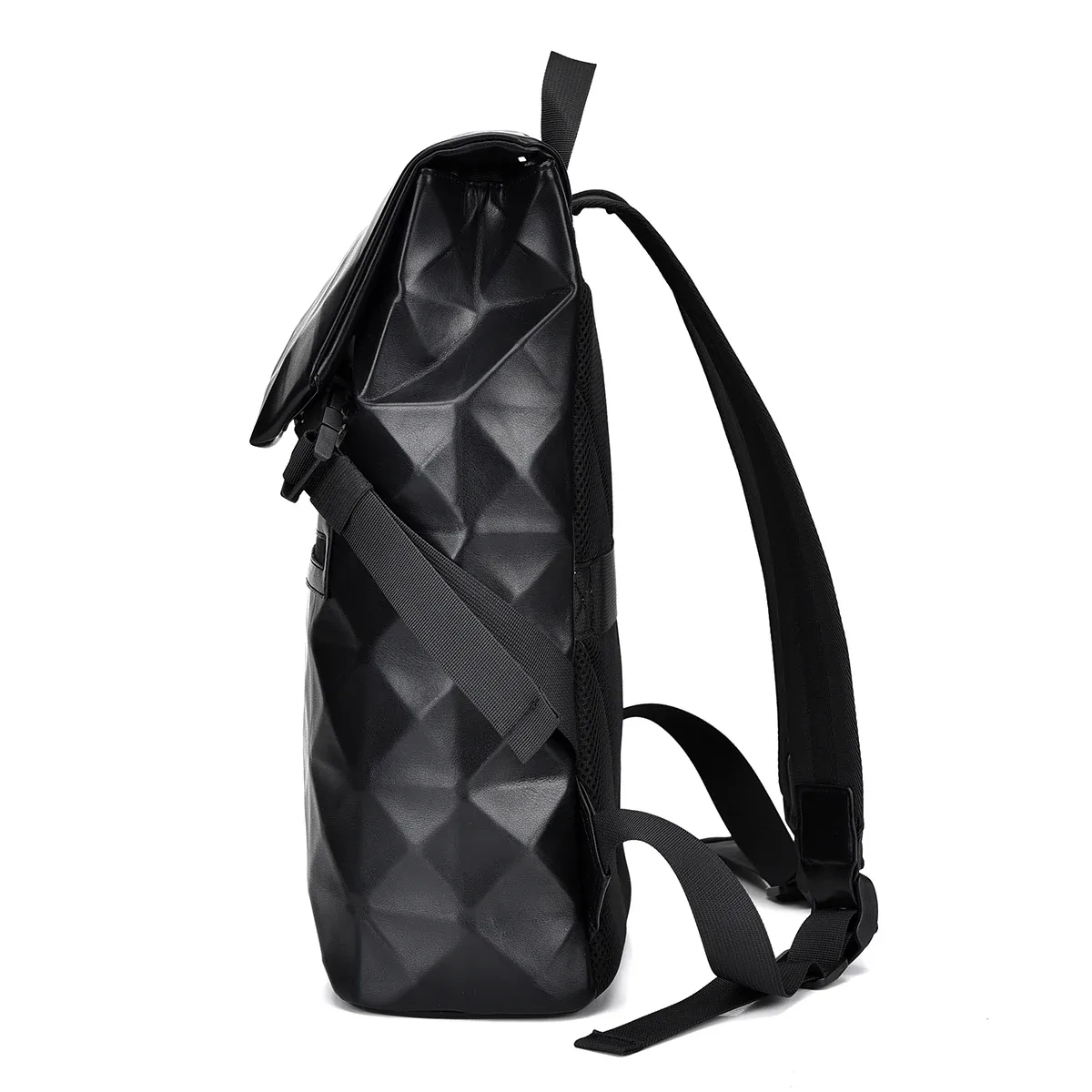 sac à dos à motif géométrique pour hommes, sac à dos décontracté résistant à l'eau, sac de voyage de grande capacité