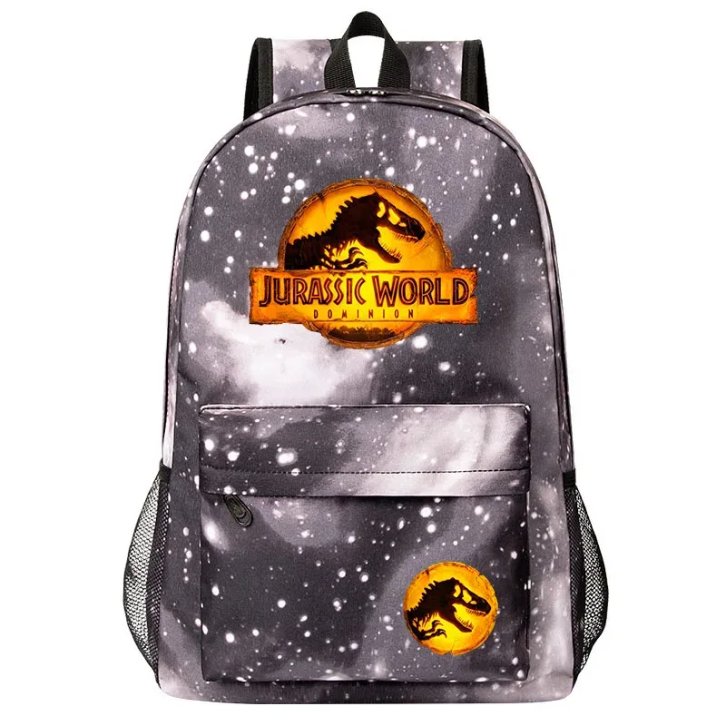 nouveau jurassic world dominion enfants sac d'école de haute qualité enfants étudiant sac à dos cartable adolescent ordinateur portable sacs à bandoulière