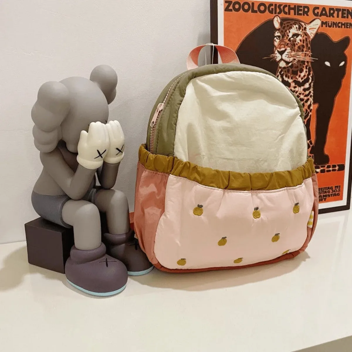 sac à dos personnalisé pour enfants, cadeau parfait, motif pomme mignon, broderie, mini sac pour bébé, pour noël, anniversaire, cadeau d'anniversaire