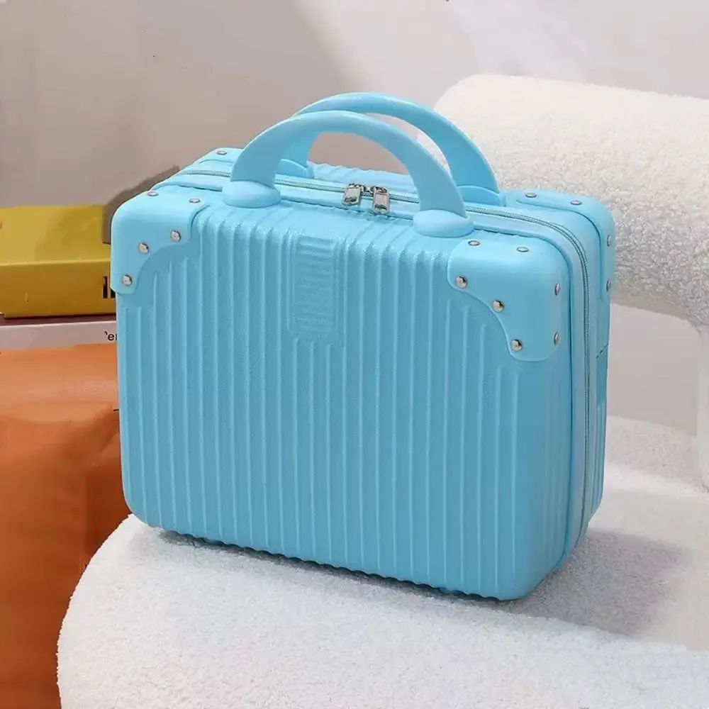 ventes flash : valise de voyage 14 pouces, mini trousse de maquillage, organiseur de cosmétiques, boîte à cosmétiques pour femmes