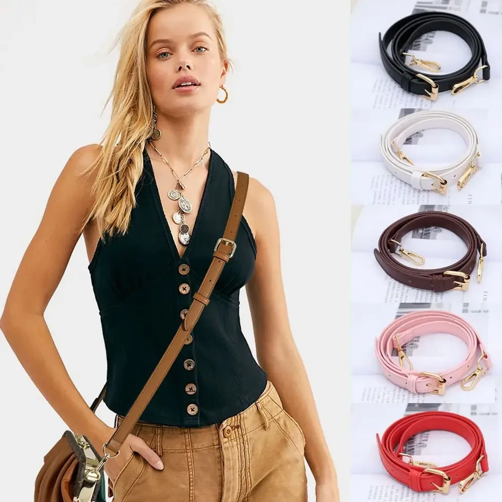 sangle de sac en cuir pu de 120cm de long, poignée de remplacement pour bricolage, accessoires