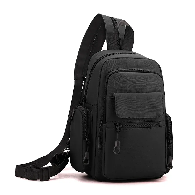 sac de poitrine multifonctionnel tendance, sac de poitrine pour le cyclisme, mini sac à dos pour homme, adapté au transport quotidien, aux sports de plein air et aux voyages