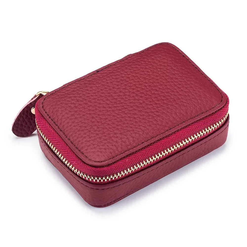 petit sac de maquillage, pochette de rangement pour pièces de monnaie en plein air, étui en cuir pour rouge à lèvres et lèvres, organisateur de cosmétiques de voyage pour femmes, sac à main avec miroir