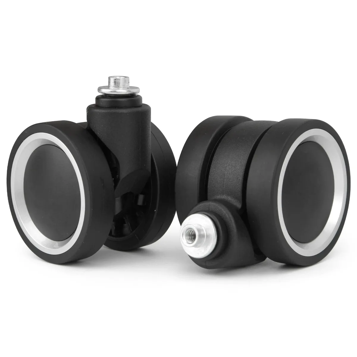 1/2 pièces roulette de chariot valise de remplacement boîte à bagages roues double rangée 360 ° kit de réparation spinner roues robustes stln-a39
