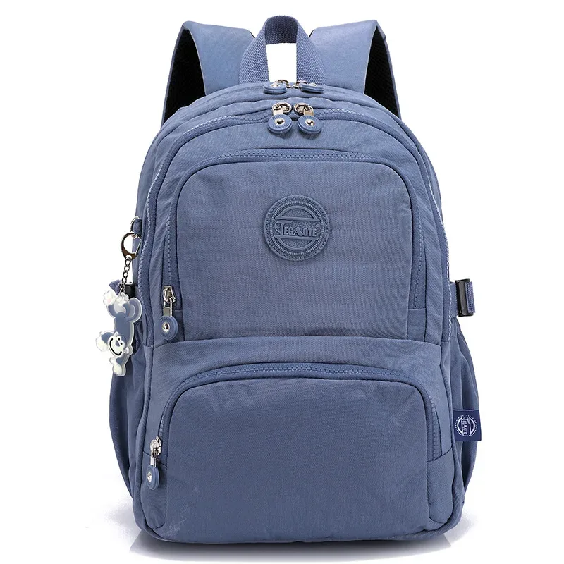 tegaote sac à dos de voyage pour hommes, sac à dos en nylon imperméable, mochila feminina, sacs d'école pour adolescents, garçons et enfants