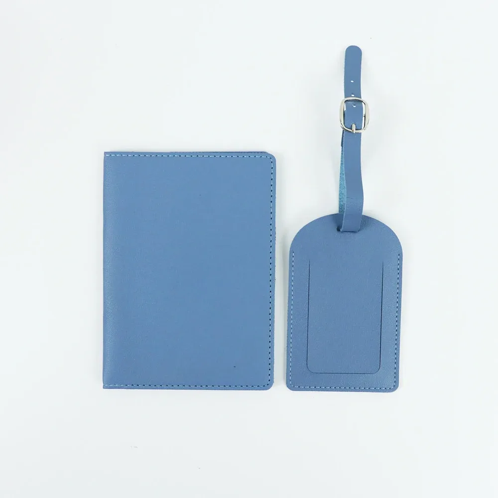 étiquette bagage cuir pu marron jaune gris noir bleu blanc violet personnalisation voyage documents identification