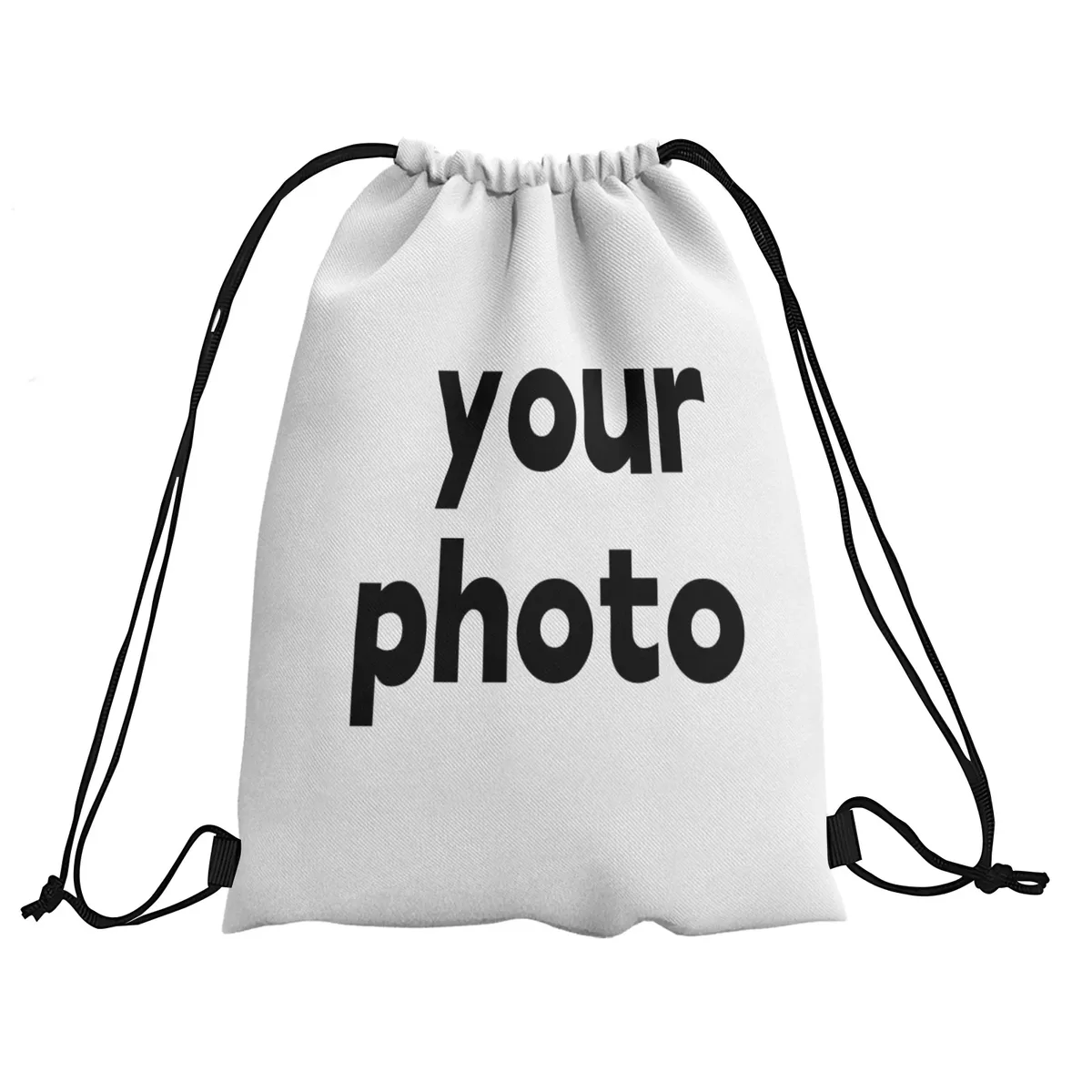 sac à cordon personnalisé avec impression d'image sur mesure, sac de sport pour le yoga, la natation, les sports, l'école, les étudiants, sac à dos décontracté pour tous les jours