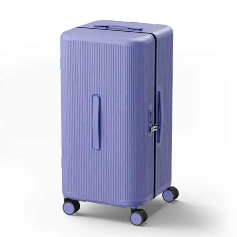 valise rigide en matériau pc avec serrure tsa, bagage à roulettes pour femmes, valise de voyage à grande capacité 20/24/28/30 pouces