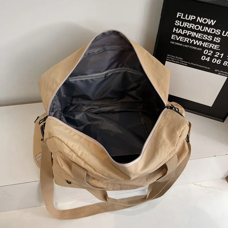 sac de voyage grande capacité pour courts séjours, unisexe, léger, sac bandoulière pour voyages d'affaires, sac de sport et de fitness imperméable