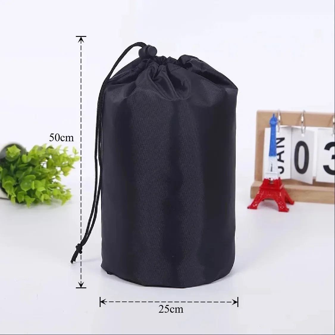 sac de rangement en tissu oxford à cordon pratique, en nylon, étanche à la poussière et au soleil, sac d'emballage, sac de rangement portable universel