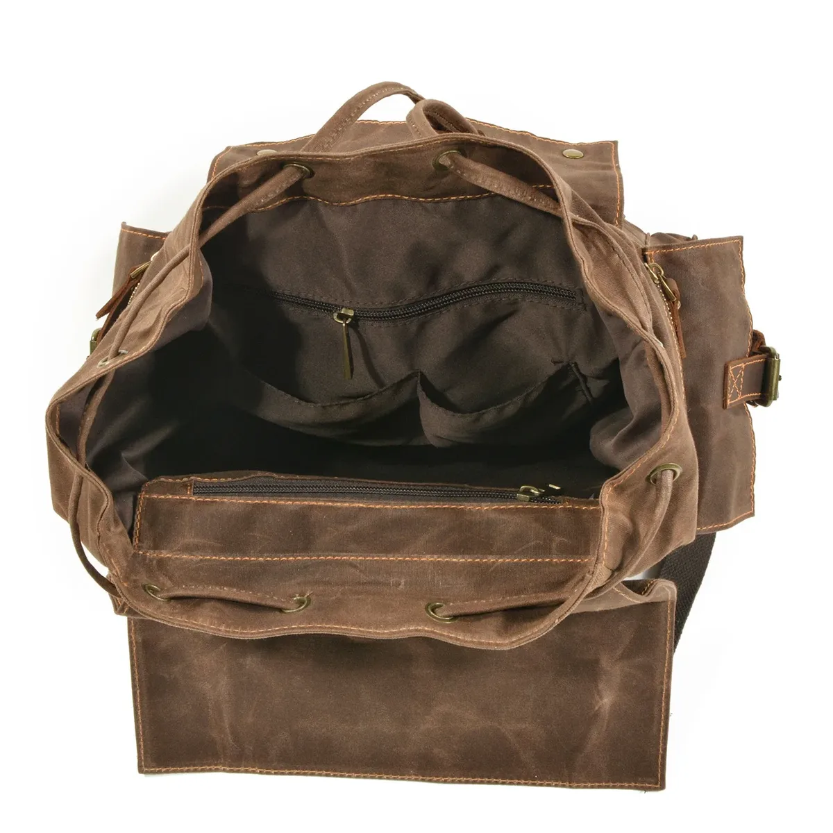 sac à dos en toile vintage sac à dos en toile de cuir sac à dos fourre-tout pour ordinateur portable 15 pouces sacoche academy sac de randonnée à bandoulière