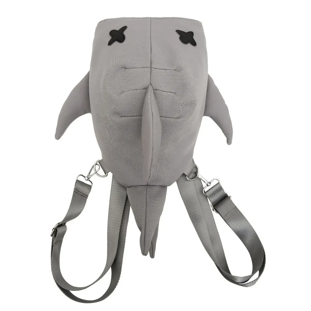 sac à dos shark à sangle réglable, design unique, nouveau design, grande capacité, modèle unisexe, style polyvalent