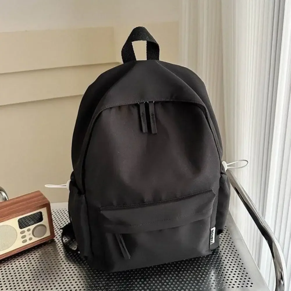 sac à dos créatif de petite taille, couleur unie, style coréen, sac à main, sac à bandoulière pour étudiant, sac à dos décontracté de couleur unie, sac de voyage