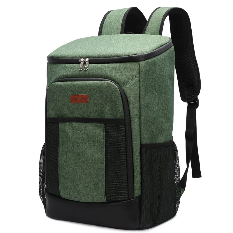 denuoniss sac isotherme sac à dos grande capacité femmes sac thermique isolé en plein air 28 canettes pique-nique alimentaire réfrigérateur sac pour bière