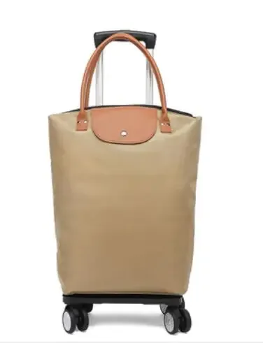 weishengda-sac à bagages à roulettes pour femme, sacoche de voyage à roulettes