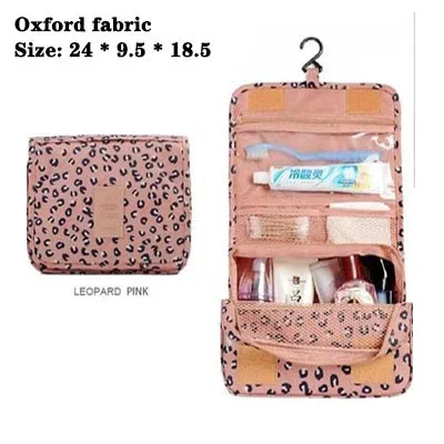 trousse de maquillage étanche de voyage, trousse de toilette suspendue pour femme, sac à cosmétiques pliable, organisateur, trousse de lavage, pochette de trousse de toilette portable