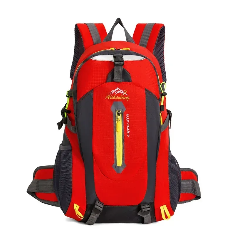 sac à dos à double épaule pour hommes, grande capacité, sac d'alpinisme en plein air, sac à bagages de loisirs, cartable de sport tendance