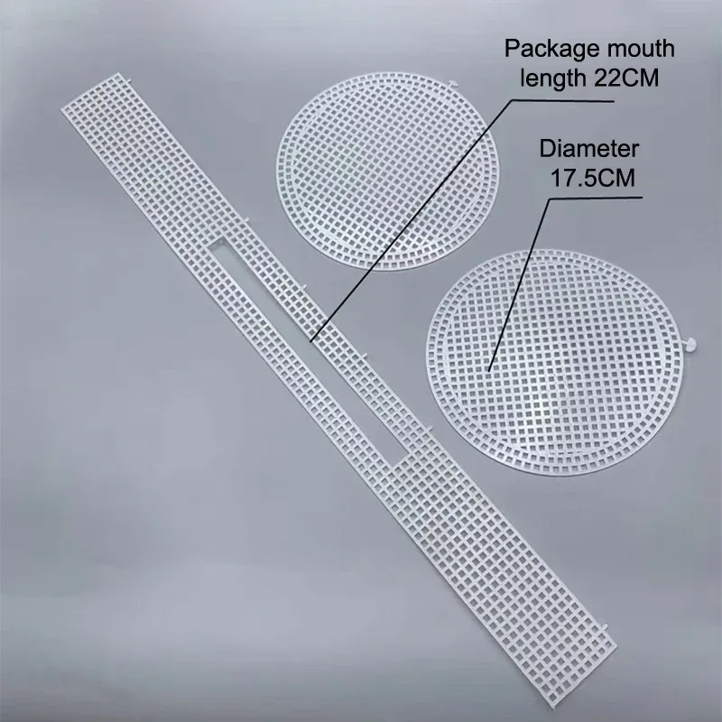kit de tissage auxiliaire en maille plastique pour sac à bandoulière, tissu en maille plastique, matériau de couture et de tissage pour la fabrication de sacs diy